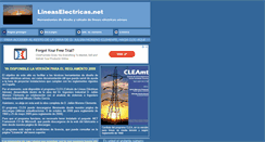 Desktop Screenshot of lineaselectricas.net