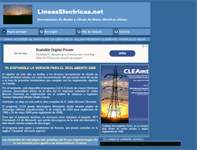 Tablet Screenshot of lineaselectricas.net
